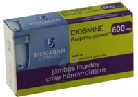 Diosmine Biogaran Conseil 600 Mg, Comprimé Pelliculé à Paris