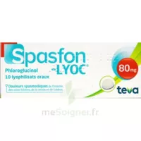 Spasfon Lyoc 80 Mg, Lyophilisat Oral à Paris